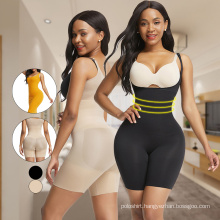 Drop Shipping Seamless High Waist Plus Size Full Body Shaper Butt Lifter Shapewear For Women